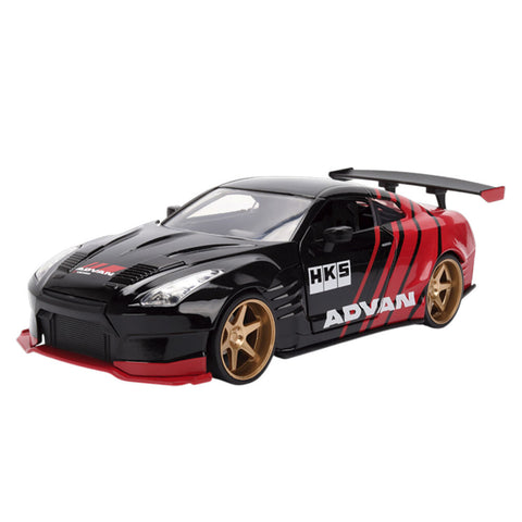 Jada 1:24 Scale JDM Tuners 2009 Nissan GT-R R35 Ben Sopra Diecast Car Model