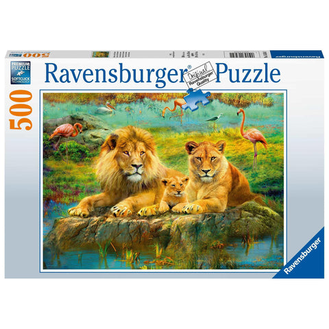 Ravensburger 500pc Lions in the Savannah Puzzle
