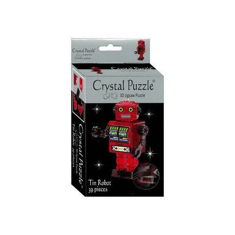 3D Tin Robot Crystal Puzzle