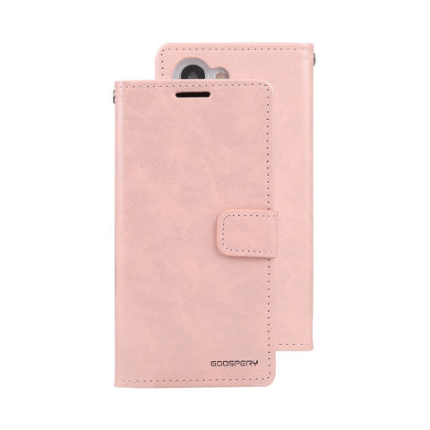Goospery Bluemoon Diary for Galaxy S23 Plus - Rose Gold