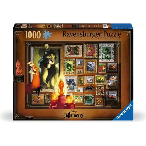 Ravensburger 1000pc Disney Villainous Scar Puzzle