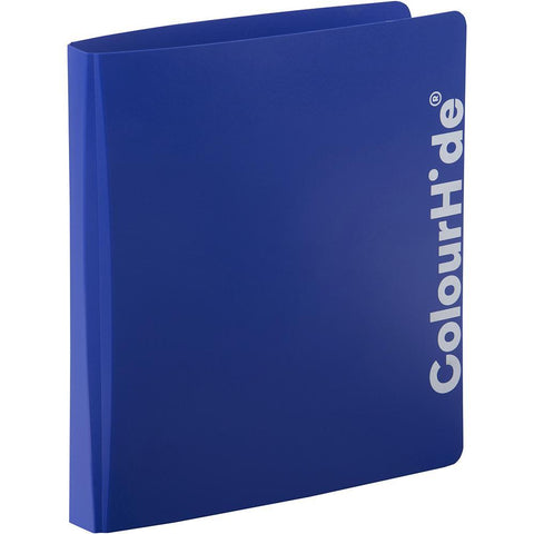 Colourhide Ring Binder PP 2D 25mm A4 Box 12 Folder (Blue)