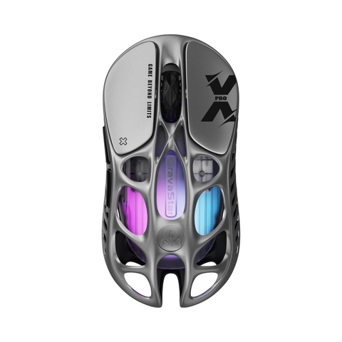 GravaStar Mercury X Pro Wireless Gaming Mouse (Interstellar Silver)