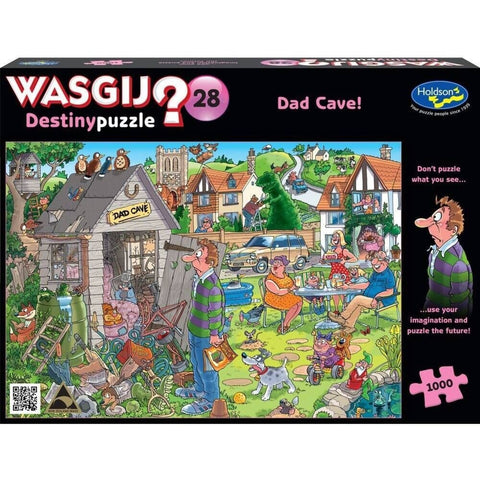 Holdson 1000-Pieces Wasgij? Destiny 28 Dad's Cave Puzzle