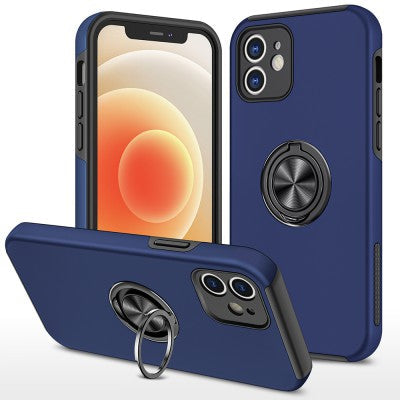 Redefine Magnetic Ring Holder Case for iPhone 12 (Navy)