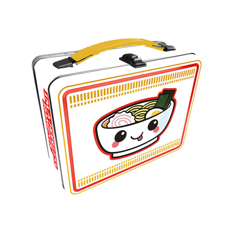Aquarius Ramen Tin Fun Box Storage Lunch Container with Carry Handle Rectangle