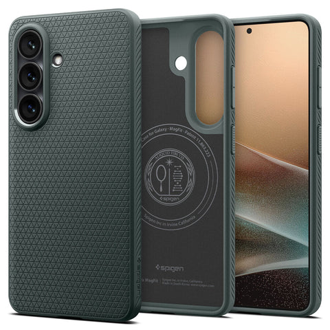 Spigen Galaxy S26 Plus Liquid Air (MagFit) Case (Abyss Green)