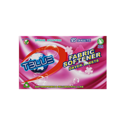 TBLUE Fabric Softener Dryer Sheet Spring Mountain (105 Sheets)