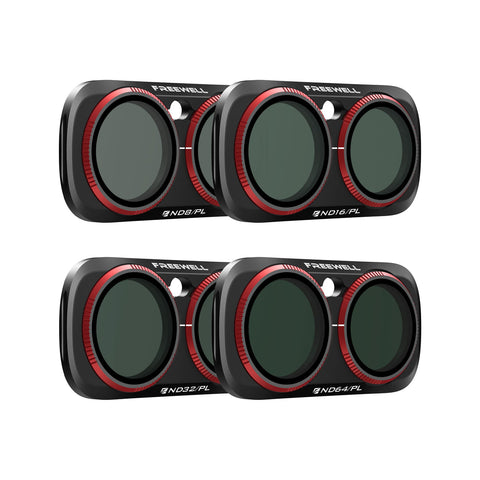 Freewell 4-pack Bright Day Series Filter Set for Insta360 Luna Ultra