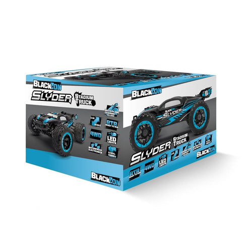 Blackzon 1/16 Slyder ST 4WD Electric RC Stadium Truck - Blue
