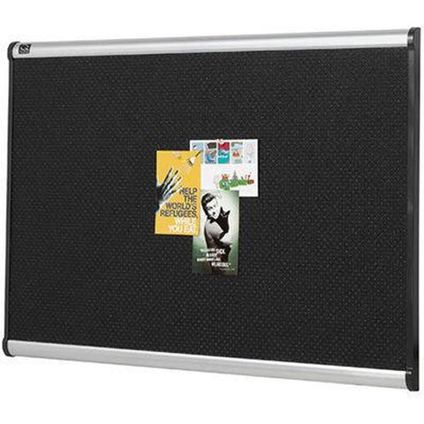 Quartet Prestige Fabric Board Foam 1200x900mm Black