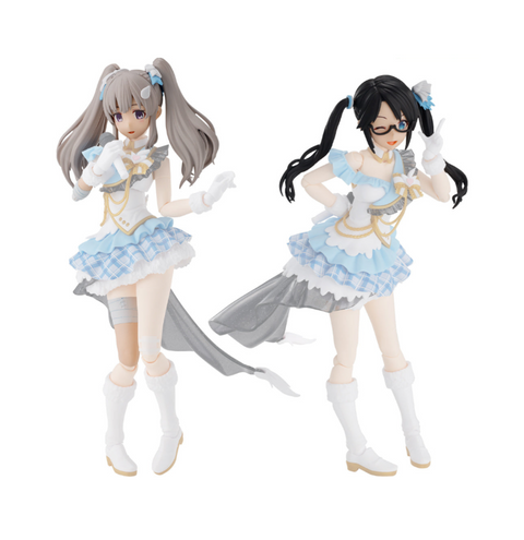Bandai 30MS Option Hair and Face Parts Set (Yuika Mitsumine / Kiriko Yukoku)