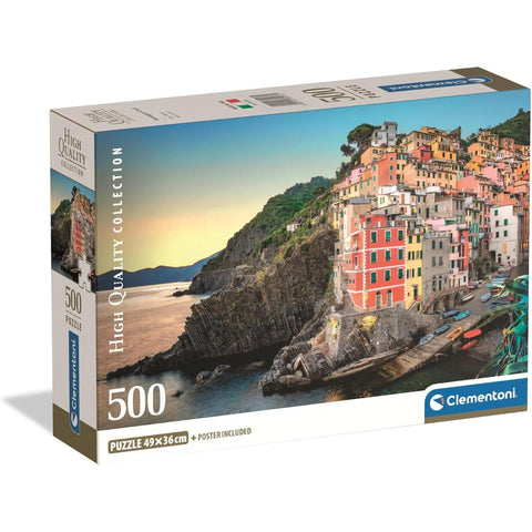 Clementoni 500-Pieces Riomaggiore Coast Puzzle