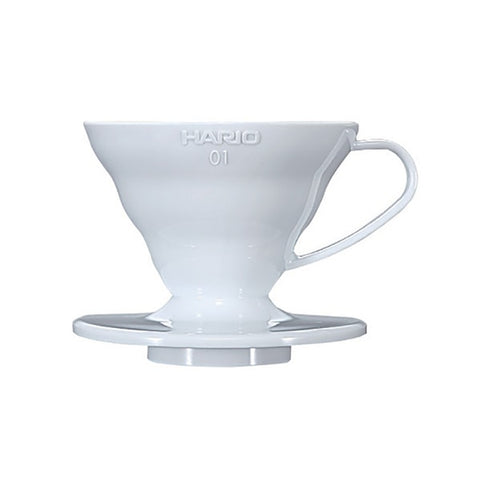 Hario V60 Plastic Dripper - 1 Cup / White
