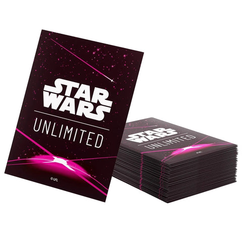 Gamegenic Star Wars Unlimited Art Sleeves - Card Back Magenta