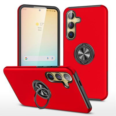 Redefine Magnetic Ring Holder Case for Samsung Galaxy S25 / Galaxy S24 (Red)