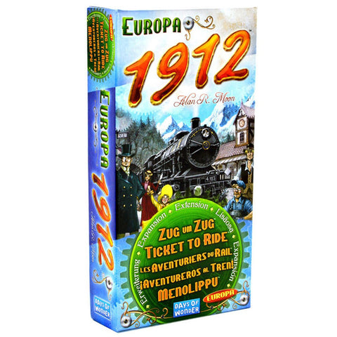 Days Of Wonder Ticket to Ride Europa 1912 Expansion