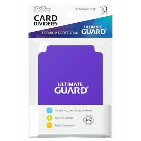 Ultimate Guard Card Dividers Standard Size Purple 10ct