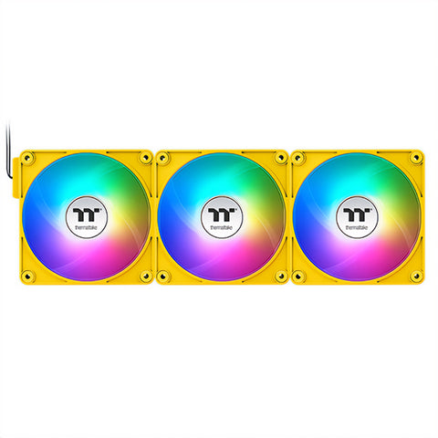 Thermaltake CT120 EX Reverse Blades 120mm ARGB Bumblebee PWM Fan [3 Pack]