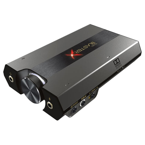 Creative Sound BlasterX G6 USB C 7.1 HD External Console Gaming DAC Amp Sound Card (70SB177000003)