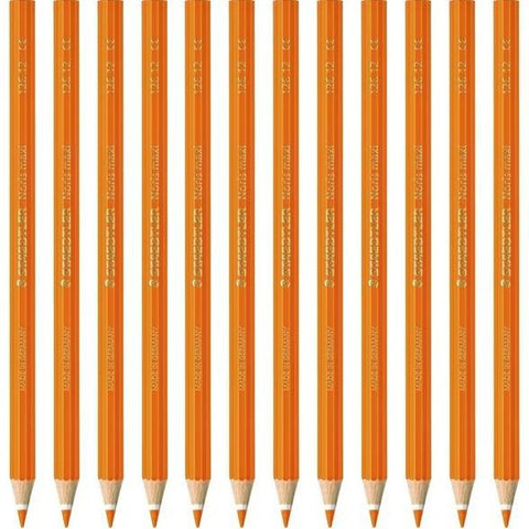 Staedtler Noris Club Maxi Learner Coloured Pencils Pack 12 (Orange)