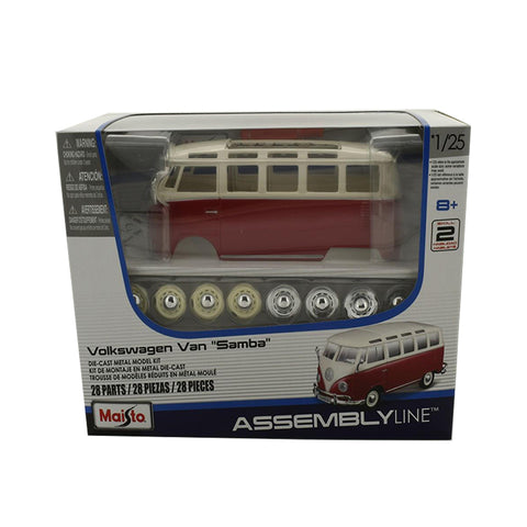 Maisto 1:25 Scale Volkwagen Samba Van 1963 Assembly Line Model Toy