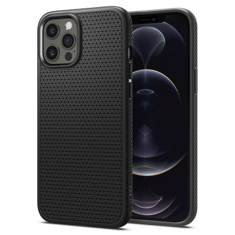 Spigen Apple iPhone 12 / 12 Pro Liquid Air Case - Black