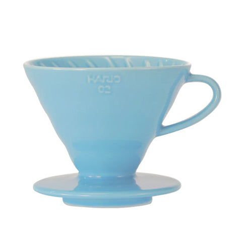 Hario V60 Ceramic Coloured Drippers - Teal Blue