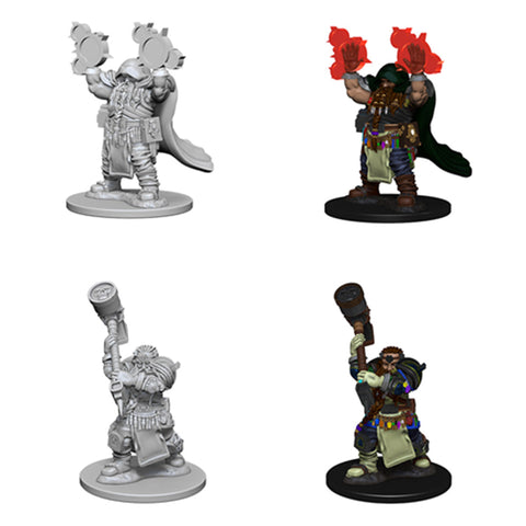 Wizkids D&D Nolzurs Marvelous Unpainted Miniatures Dwarf Male Cleric