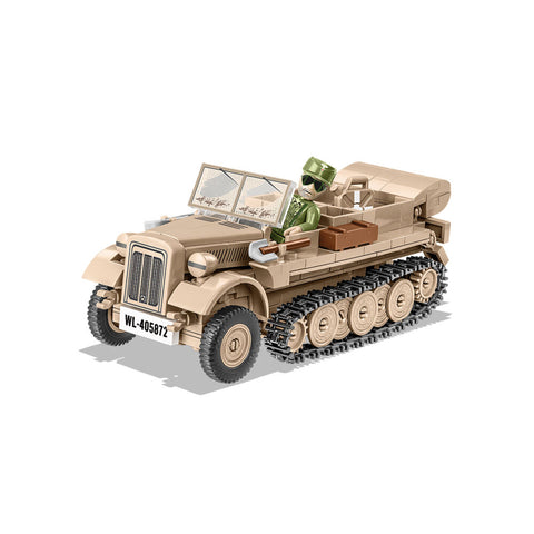 Cobi 283-Pieces World War 2 SD KFZ 10 Demag D7 Kids Building Toy Collectable Toy Kit