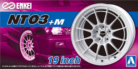 Aoshima 1/24 ENKEI NT03+M 19inch Wheel Set