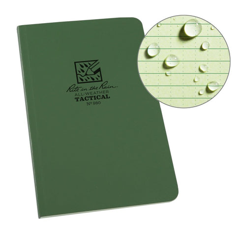 Rite in the Rain | Tactical Field Book 4.25 x 7.25 - Universal - Green