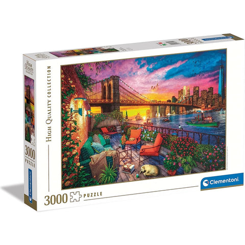 Clementoni 3000pc Manhattan Balcony Jigsaw Puzzle