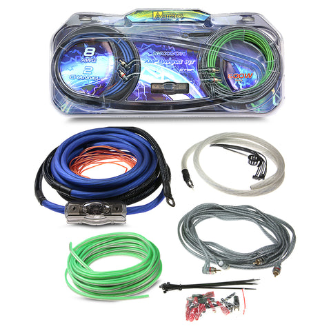 Aerpro MX28 Maxcor 8AWG 2 Channel Amp Install Kit