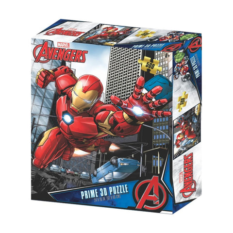 Prime3D 500pc Lenticular Marvel Iron Man Jigsaw Puzzle 3D Effect