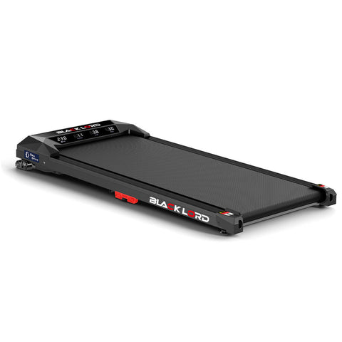BLACK LORD Treadmill Electric Walking Pad Under Desk Home Fitness Incline (Black)