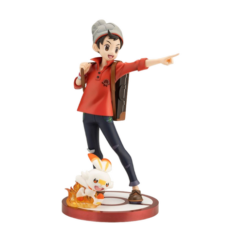 Kotobukiya 1/8 Pokemon Victor with Scorbunny Artfx J Statue