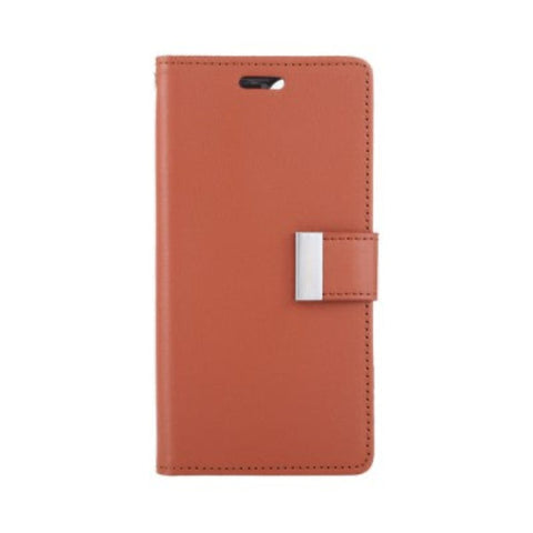 Goospery Rich Diary for iPhone 16 Pro - Brown