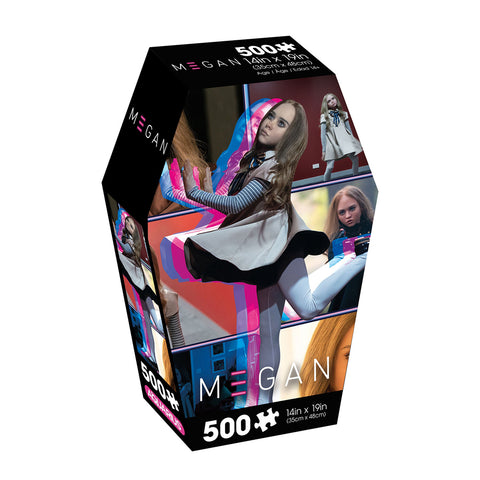 Aquarius 500pc M3GAN Jigsaw Puzzle Toy with Coffin Box 35x48cm Kids/Teen 14y+