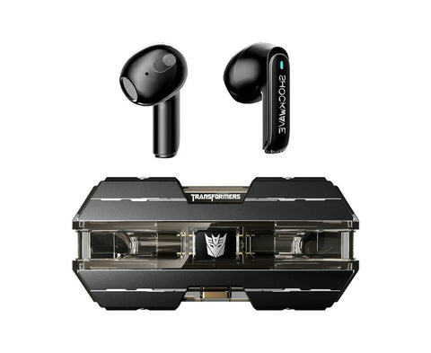 Transformers TF-T01 True Wireless Bluetooth Earbuds (Shock Wave Black)