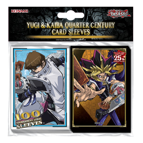 Konami YuGiOh! - Yugi & Kaiba Quarter Century Card Sleeves