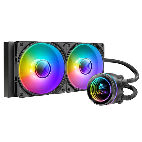 AZZA GaleForce 240 V3 ARGB AIO Liquid CPU Cooler (LCAZ-240C-ARGB-V3)