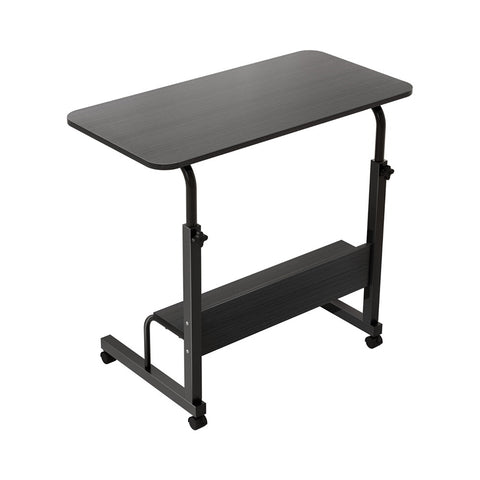 Artiss Portable Sit‑Stand Laptop Desk Height Adjustable Workstation 80cm - Black Wood