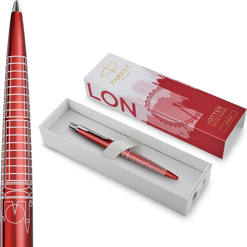 Parker Jotter Special Edition Global Icons Ballpoint Pen London Red Gift Box