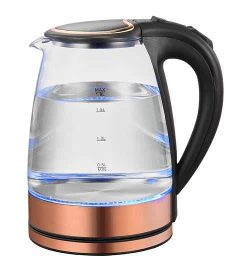 Healthy Choice 1.8L Glass Kettle with 360° Rotational Base