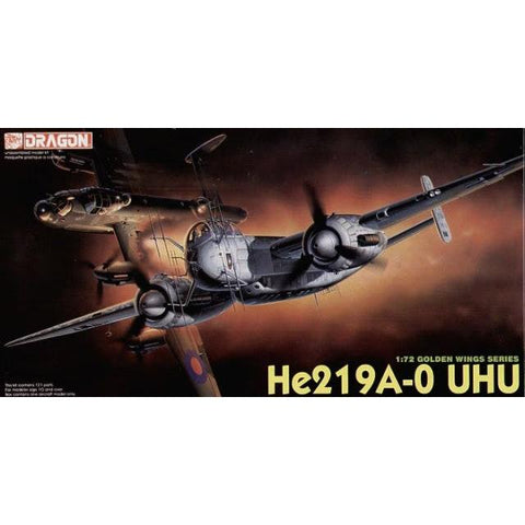 Dragon 1/72 He219A-0 Uhu Golden Wings Series Plastic Model Kit