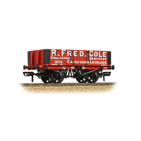 Bachman OO 5 Plank Wagon Wooden Floor 'R. Fred. Cole Coal & Coke Merchant' Red