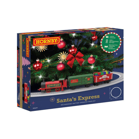 Hornby OO Santa’s Express Battery-Operated Train Set