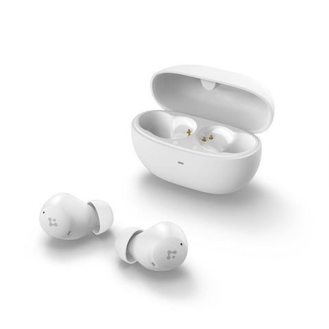 Spigen SPIGEN AUDIO Advanced Noise Cancellation Pro in-Ear Earbuds SA-TW P10 Earphone (White)