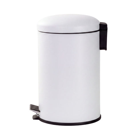 Hacienda 12L Pedal Bin with Stainless Steel and Plastic Construction